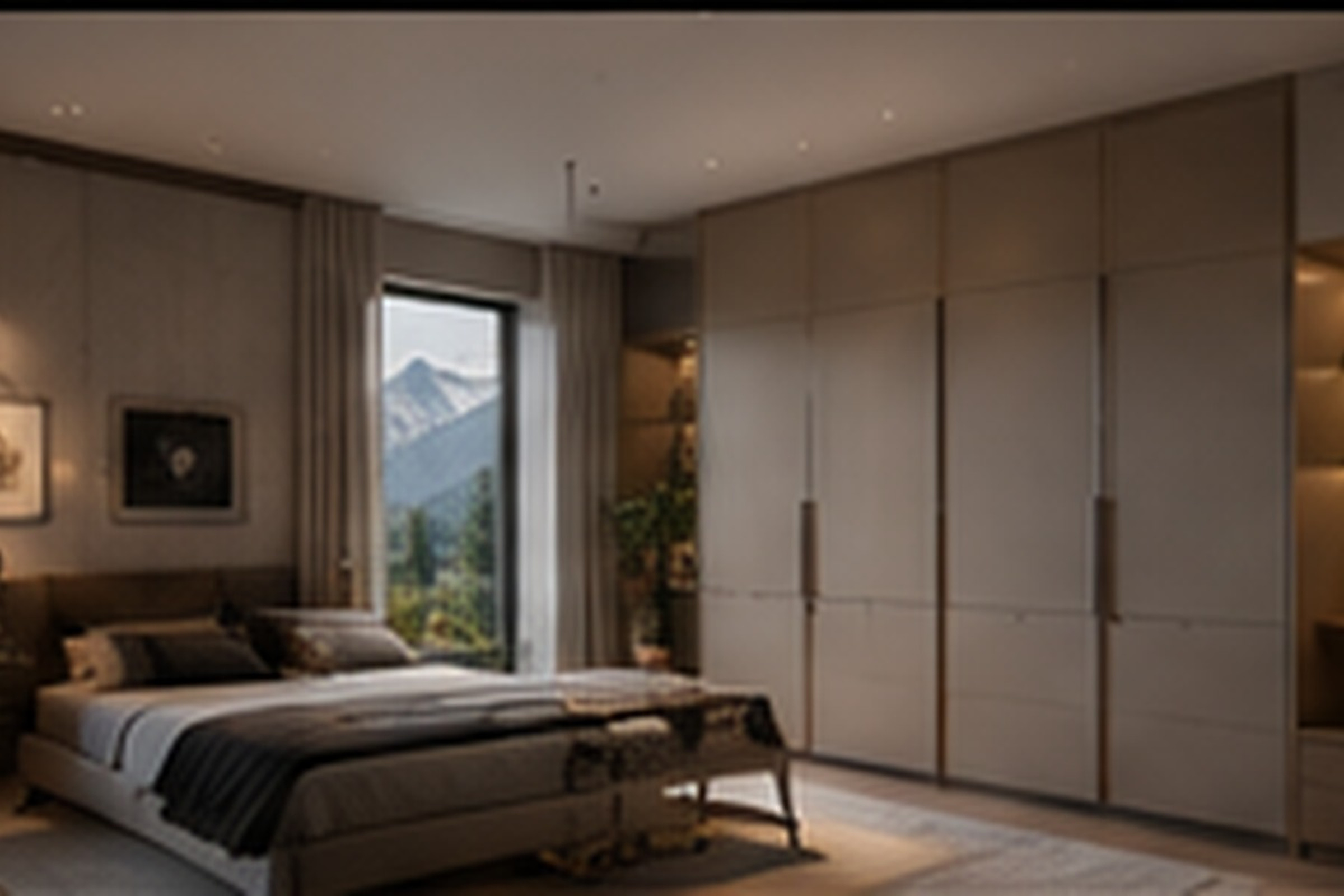 Bedroom modular wardrobe
